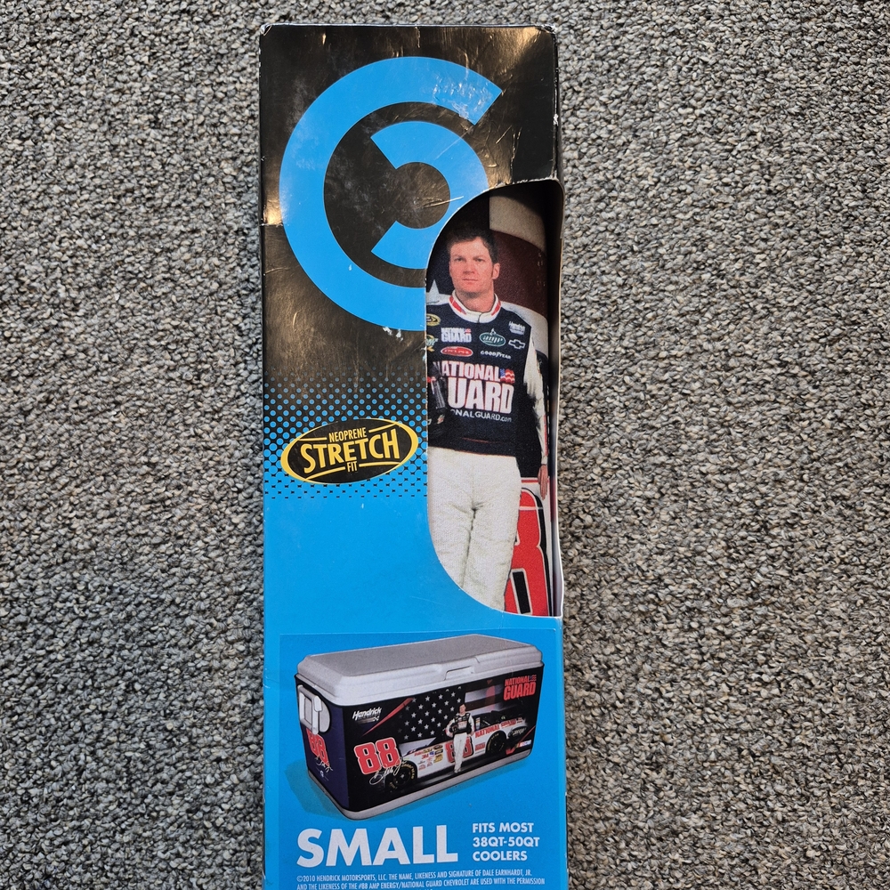 Dale Earnhardt JR Cooler Coozie - Black and Red